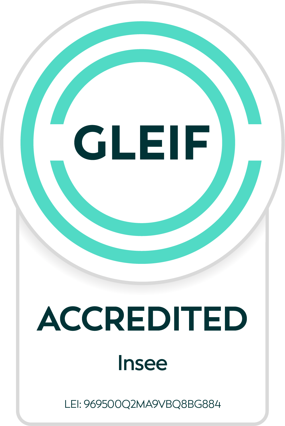 Certificat d'Accréditation de la GLEIF